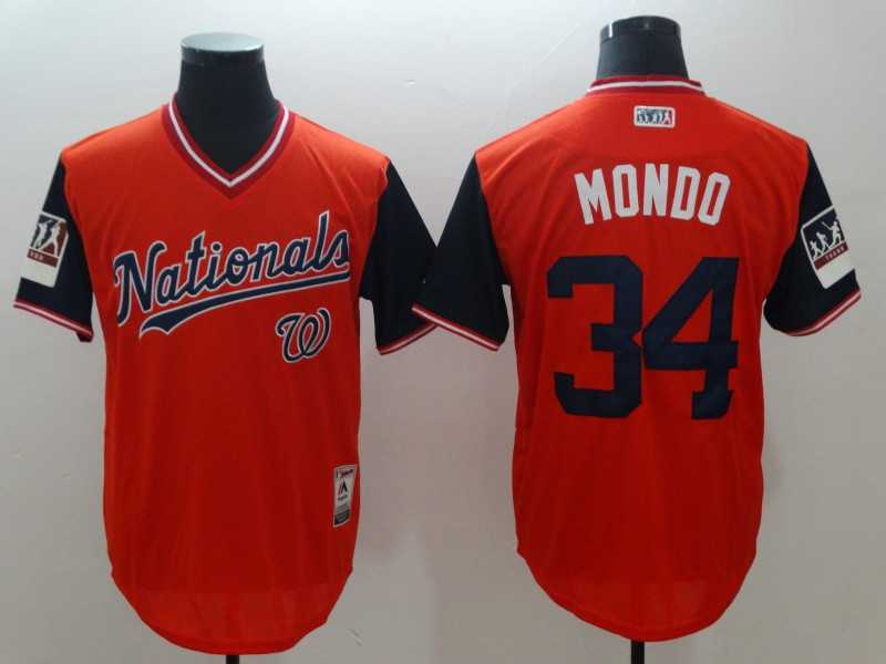 Nationals 34 Bryce Harper Mondo Red 2018 Players Weekend Team Jerseys,We sell and wholesale Nationals 34 Bryce Harper Mondo Red 2018 Players Weekend Team Jerseys on line form chian!